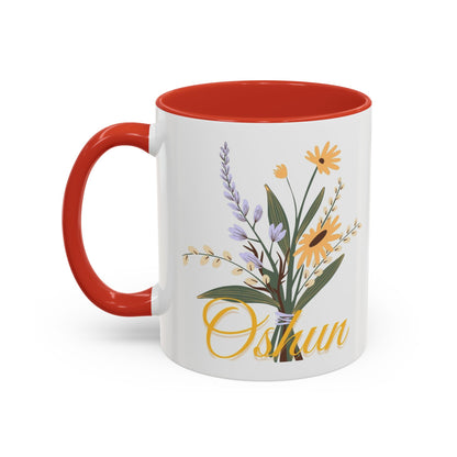 Oshun Goddess Accent Coffee Mug - 11 & 15oz Inspirational Drinkware